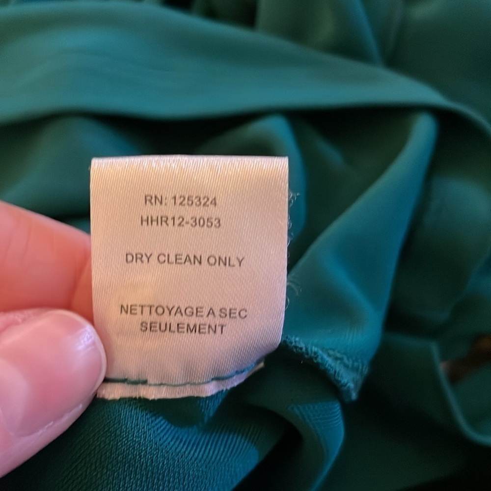 Haute Hippie Halter Wrap‎ Cocktail Mini Dress Emerald Green Size XS - Picture 11 of 13